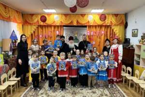 Владыка митрополит пообщался с воспитанниками Православного детского сада