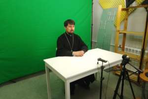 Священник принял участие в записи видеоролика посвященного святым равноапостольным Кириллу и Мефодию
