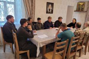 Совещание по подготовке и организации встречи ковчега с мощами преподобного Сергия игумена Радонежского