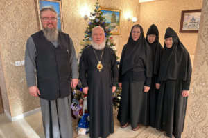 Встреча митрополита Иосифа с наместниками и настоятельницей епархиальных монастырей