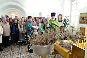 Верующие Прибайкальского района отметили праздник Входа Господня в Иерусалим