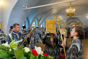 Богослужение в канун памяти праведного праотца Иосифа Прекрасного в Одигитриевском соборе г. Улан-Удэ
