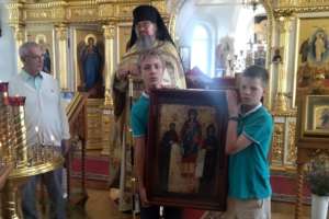 Икона Божией Матери Свенская (Печерская) принесена в дар Посольскому монастырю