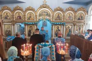Престольный праздник в храме Покрова Пресвятой Богородицы Улан-Удэ